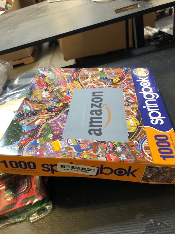 Photo 1 of Springbok - Getting Away - 1000 Piece Jigsaw Puzzle- Cartoon Illustration of Transportation to Challenge Your Brain