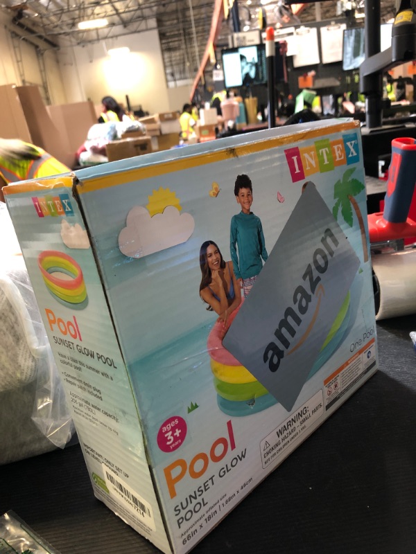 Photo 1 of Intex Sunset Glow Inflatable Pool, 66in x 18in