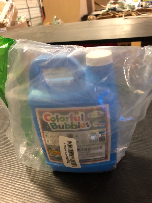 Photo 1 of Lulu Home Concentrated Bubble Solution, 1 L/ 33.8 OZ Refill for Bubble Machines, Giant Wands, and Blowers - Up to 2.5 Gallons for Kids' Birthday Parties