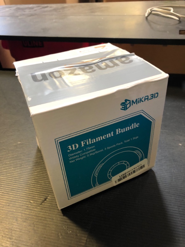 Photo 1 of Shiny Silk Gold Silver Copper PLA Filament Bundle, 1.75mm 3D Printer Filament, Each Spool 0.5kg, 3 Spools Pack, with One 3D Printer Remove or Stick Tool MIKA3D