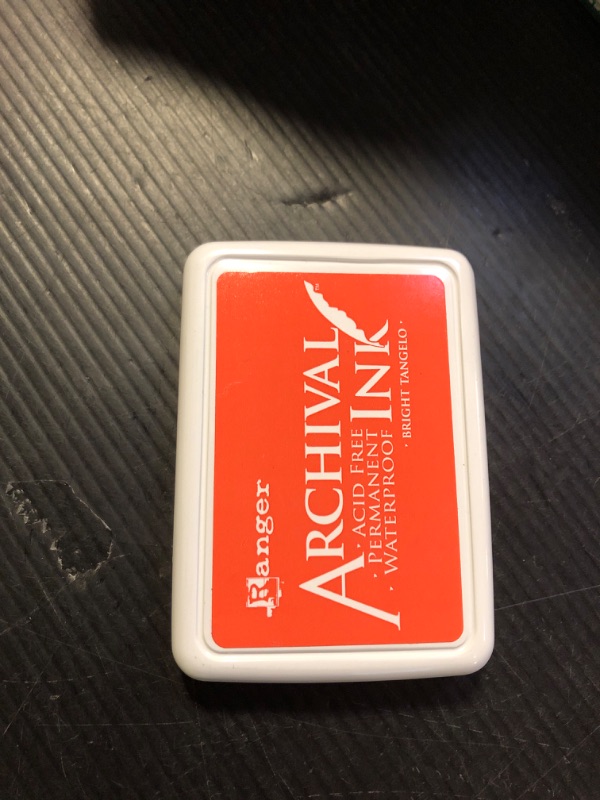 Photo 1 of Ranger AIP52487 Archival Ink Pad #0-Bright Tangelo, Bright Tangelo