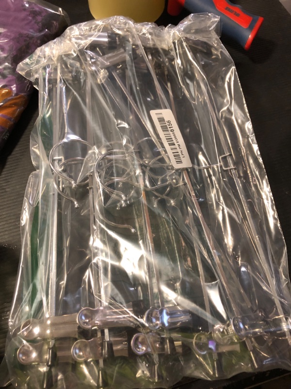 Photo 1 of GUANJUNE Pants & Skirt Hangers with Adjustable Non-Slip Clips - Space Saving Metal Hangers for Coats, Garments & Jeans - 4 Pack