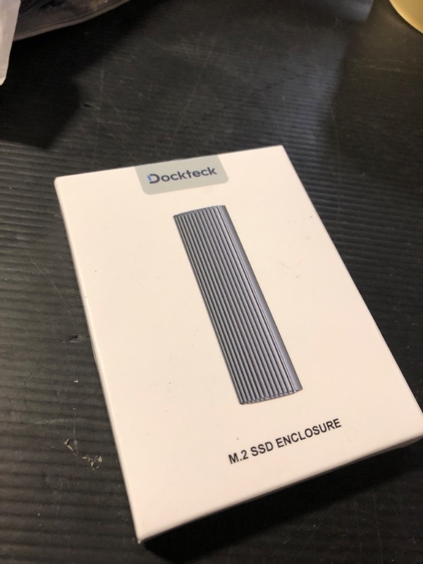 Photo 1 of dockteck M.2 NVMe SATA SSD Enclosure, Tool-Free 10Gbps USB 3.2 Gen 2 NVMe to USB Adapter Case for SSDs 2230/2242/2260/2280, External SSD Reader Supports M-Key/B+M Key and UASP