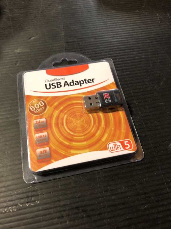 Photo 1 of Blueshadow USB WiFi Adapter - Dual Band 2.4G/5G Mini Wi-fi ac Wireless Network Card Dongle with High Gain Antenna for Desktop Laptop PC Support Windows XP Vista/7/8/8.1/10 (USB WiFi 600Mbps)