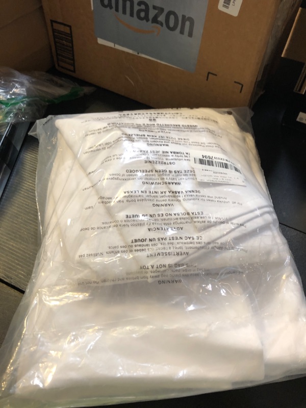 Photo 1 of NICETOWN White Window Curtain Panels - 50% Light Blocking Curtains for Bedroom & Dining Room Window (Set of 2, 42 inches x 63 inches)