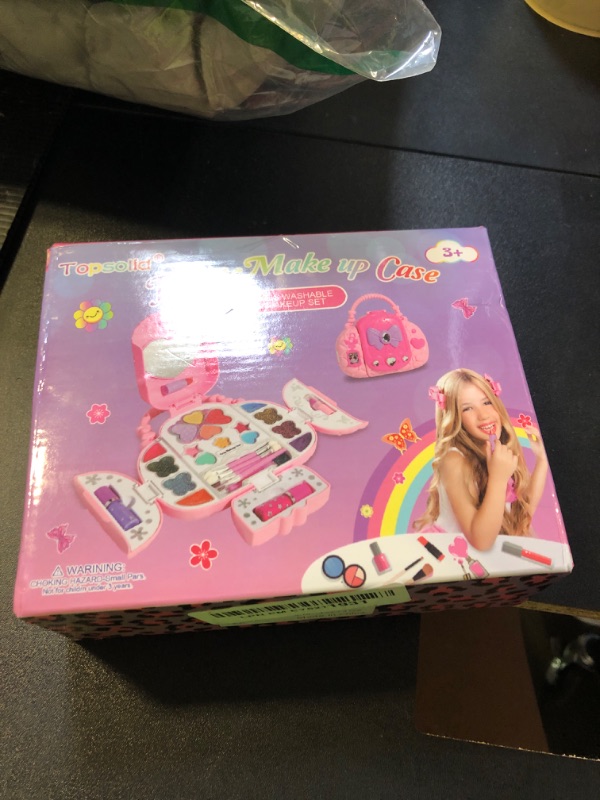 Photo 1 of Topsolid Kids Makeup Kit With Mirror - Real Washable Makeup Set for Girls 5-8, Princess Toys Cosmetic Set, Christmas & Birthday Gifts for 3-8 Year Old Girls
