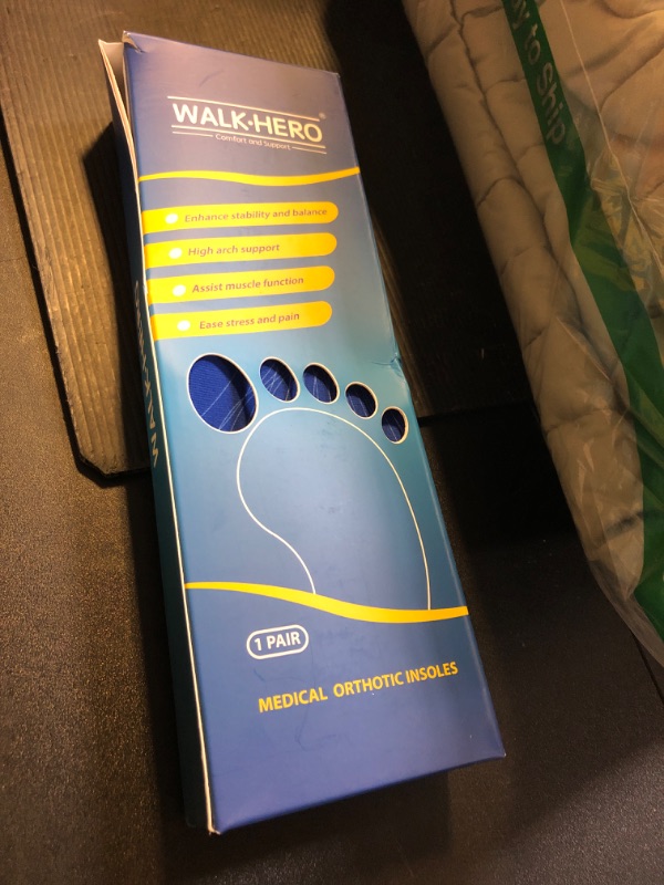 Photo 1 of Plantar Fasciitis Relief - Arch Support Insoles for Men Women, Shoe Inserts for Flat Feet, Orthotic Shoe Insoles All-Day Energy and Comfort with Every Step (Mens 11-11 1/2 | Womens 13-13 1/2)