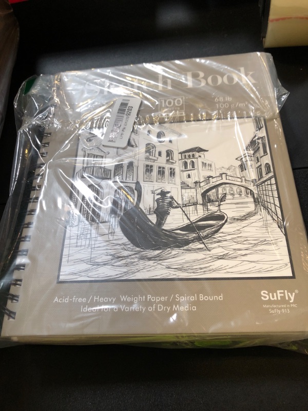 Photo 1 of Sketch Book 8.5"x11", Spiral Sketchbook Pack of 2, SuFly 200 Sheets (68 lb/100gsm) Acid Free Sketch Pads for Drawing for Adults Spiral Bound with Hard Cover for Kids & Adults, 100 Sheets Each