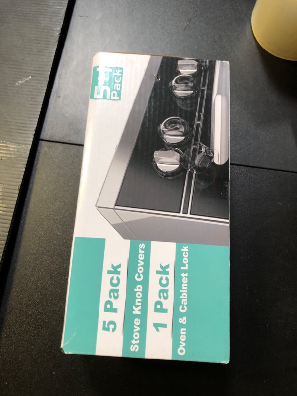 Photo 1 of Mom's Choice Gold Awards Winner - Stove Knob Covers for Child Safety (5 + 1 Pack) Double-Key Design and Upgraded Universal Size Gas Knob Covers Clear View Childproof Oven Knob Covers for Kids and Pets