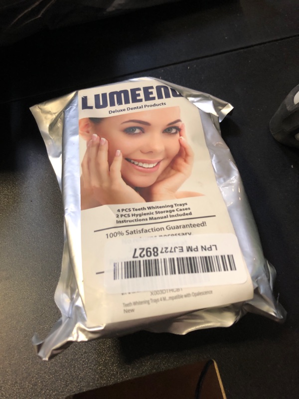 Photo 1 of Moldable Teeth Trays for Whitening - 4 Pcs Trays with 2 Pcs Cases - Compatible with Opalescence Teeth Whitening Gel