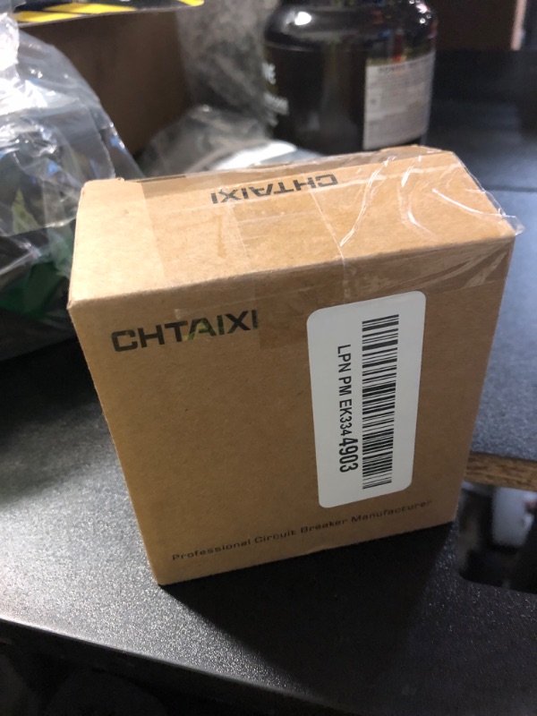 Photo 1 of Chtaixi DC Miniature Circuit Breaker, 2 Pole 500V 100 Amp Isolator for Solar PV System, Thermal Magnetic Trip, DIN Rail Mount, High Current DC Disconnect Switch MCB 2P C100