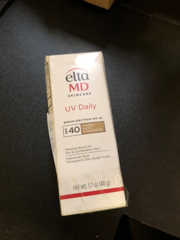 Photo 1 of EltaMD UV Daily Tinted SPF 40 Face Sunscreen Moisturizer with Zinc Oxide, Tinted Daily Face Moisturizer with SPF, Sunscreen for Dry Skin,1.7 oz Pump