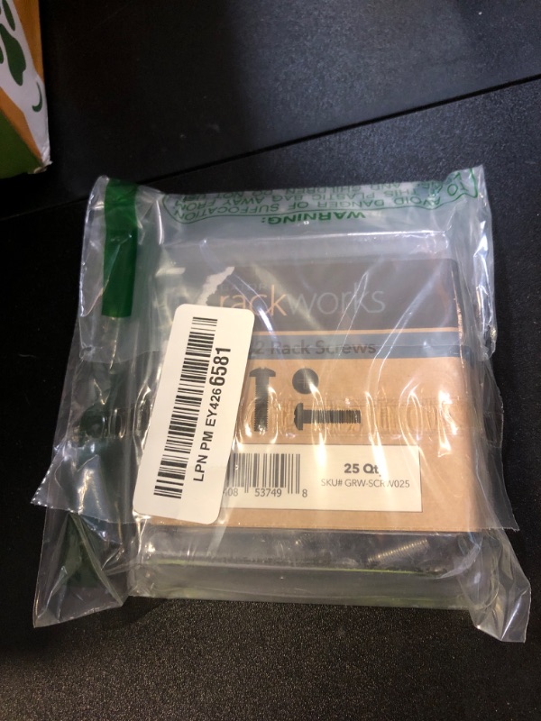 Photo 1 of Gator Rackworks Standard Size Rack Screws, 25 Pack (GRW-SCRW025)
