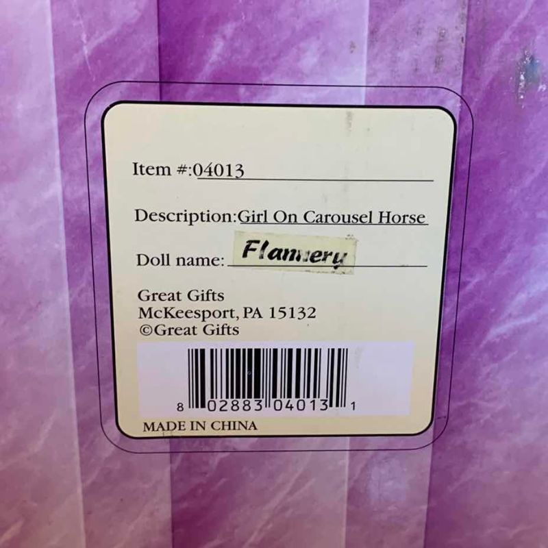 Photo 1 of THE DOLL MUSEUM LIMITED EDITION “FLANNERY” COLLECTIBLE DOLL #04013