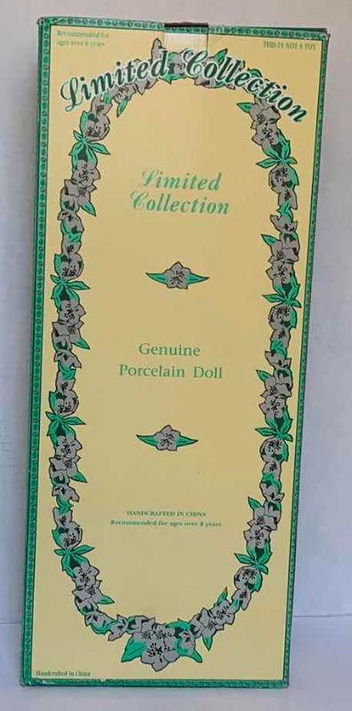 Photo 1 of LE CHERI LIMITED COLLECTION PORCELAIN DOLL 24”H
