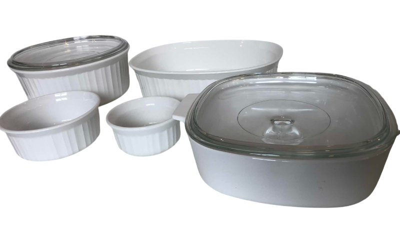Photo 1 of SET OF CORNING WARE FRENCH WHITE BAKEWARE