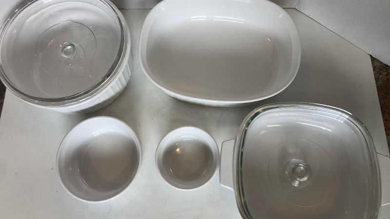 Photo 1 of SET OF CORNING WARE FRENCH WHITE BAKEWARE