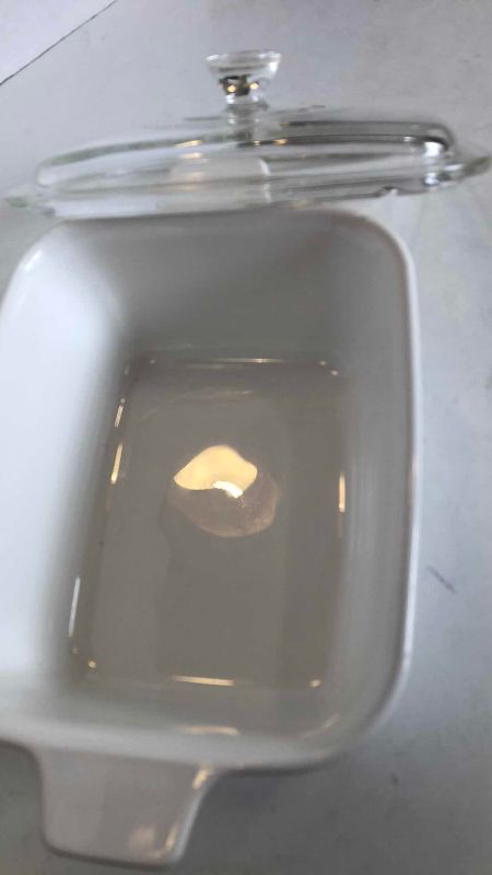 Photo 1 of VINTAGE CORNING WARE BLUE CORN FLOWER 1 1/4 QUART CASSEROLE DISH WITH GLASS LID P-4-B