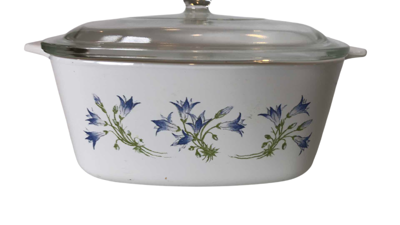 Photo 1 of VINTAGE CORNING WARE BLUE DUSK BELLS CASSEROLE DISH A-1-B