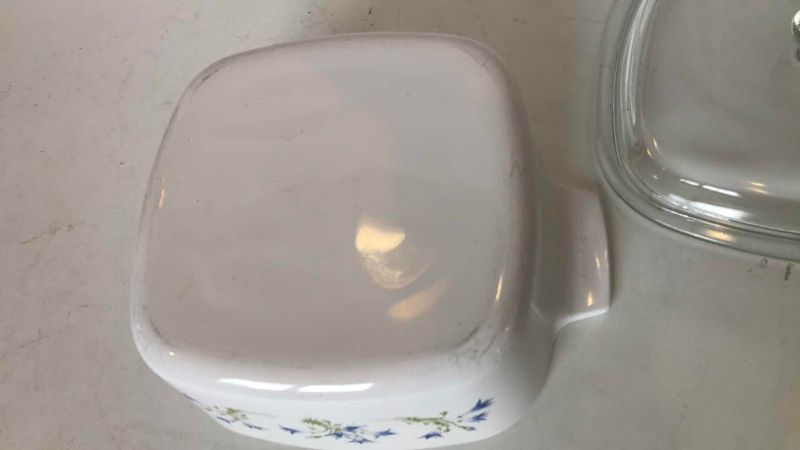 Photo 1 of VINTAGE CORNING WARE BLUE DUSK BELLS CASSEROLE DISH A-1-B