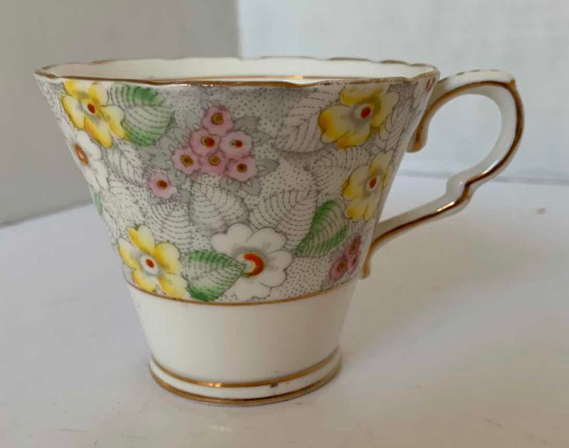 Photo 1 of GLADSTONE BONE CHINA TEA CUP & SAUCER SET #5695