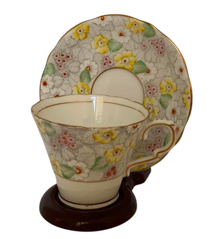 Photo 1 of GLADSTONE BONE CHINA TEA CUP & SAUCER SET #5695