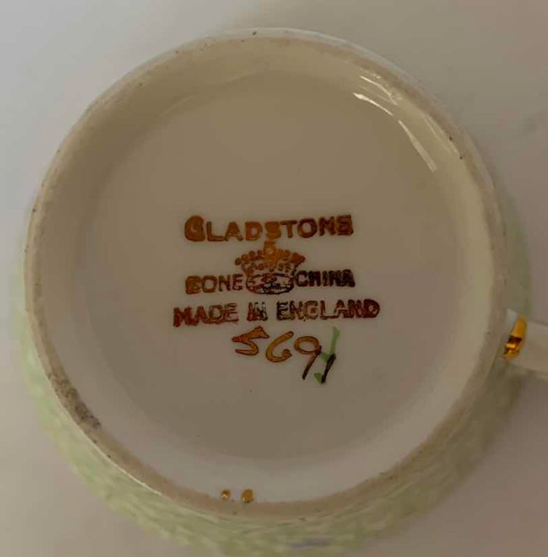 Photo 1 of GLADSTONE BONE CHINA TEA CUP & SAUCER SET #5691