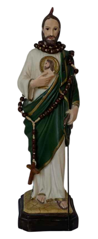 Photo 1 of CATHOLIC SAINT JUDE THADDEUS STATUE 12”H