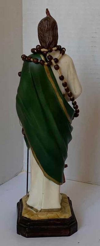 Photo 1 of CATHOLIC SAINT JUDE THADDEUS STATUE 12”H
