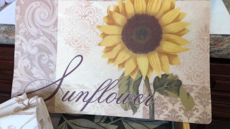 Photo 1 of CONTENTS OF DRAWER: KITCHEN PLACE MATS AND TABLE CLOTH