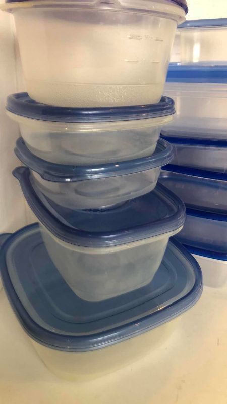 Photo 1 of TUPPERWARE FOOD STORAGE CONTAINERS