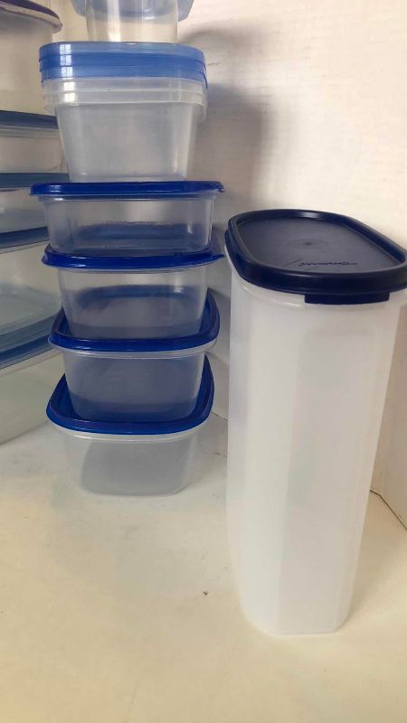 Photo 1 of TUPPERWARE FOOD STORAGE CONTAINERS