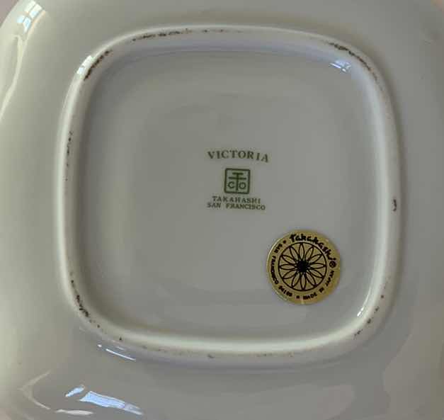Photo 1 of JAPANESE TAKAHASHI “VICTORIA” PATTERN PORCELAIN TEA SET
