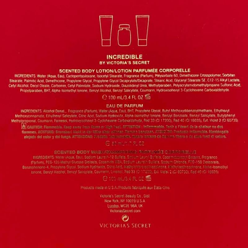 Photo 1 of VICTORIA SECRETS “INCREDIBLE” PERFUME GIFT SET