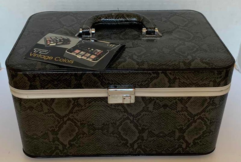 Photo 1 of TCI VINTAGE COLORS 49-PIECE COSMETIC COLLECTION SET IN TRAVEL CASE