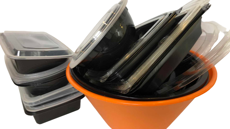 Photo 1 of MEAL PREP CONTAINERS AND BIG MIXING BOWLS