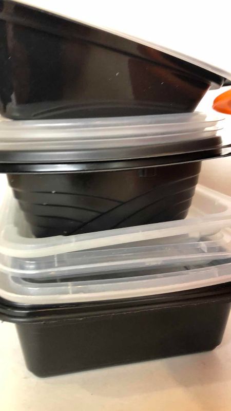 Photo 1 of MEAL PREP CONTAINERS AND BIG MIXING BOWLS