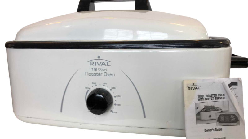 Photo 1 of RIVAL 18 QT. ROASTER OVEN WITH BUFFET SERVER