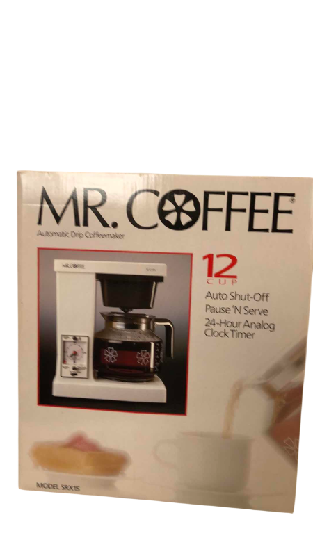 Photo 1 of MR. COFFEE AUTOMATIC DRIP COFFEEMAKER MODEL SRX15