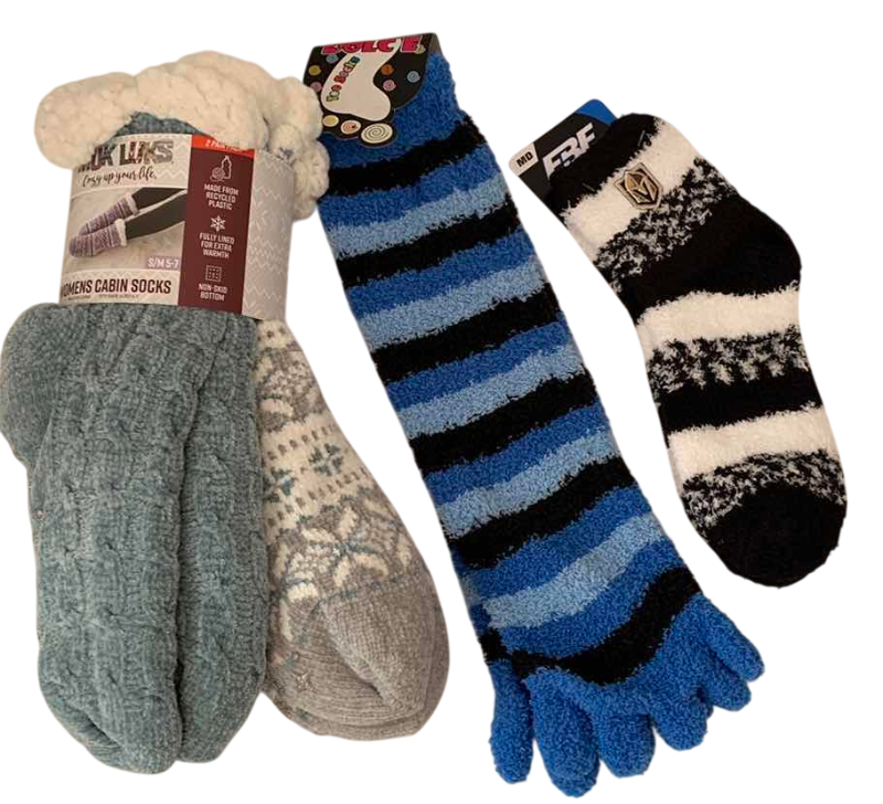 Photo 1 of MUK LUKS, VEGAS GOLDEN KNIGHTS & TOE SOCKS