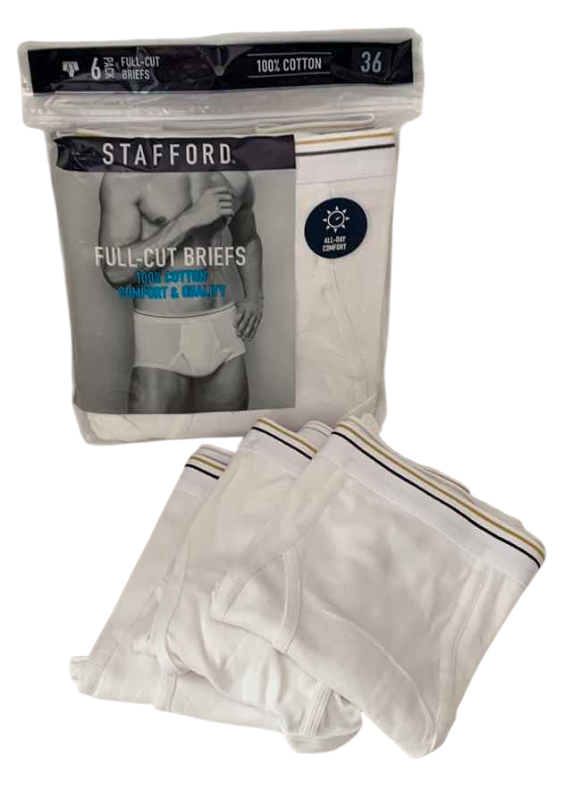 Photo 1 of STAFFORD FULL CUT BRIEFS SIZE 36 (9)