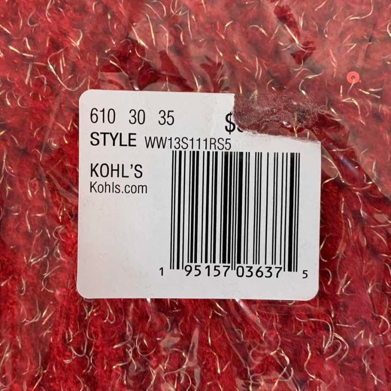 Photo 1 of NINE WEST RED SWEATER SIZE S