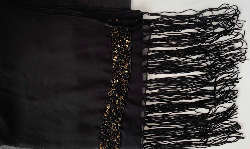 Photo 1 of BEADED & METALLIC SCARVES