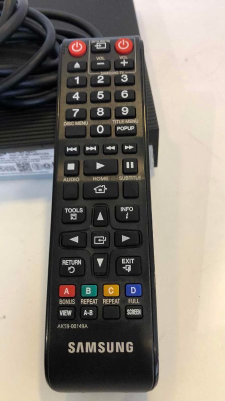 Photo 1 of SAMSUNG BLU-RAY PLAYER MODEL BD-JM57C