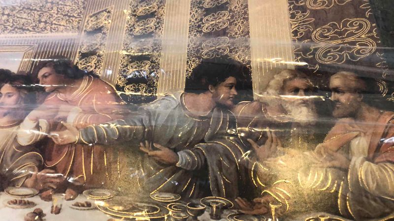 Photo 1 of GILT LAST SUPPER WALL DECOR 22” X 11”