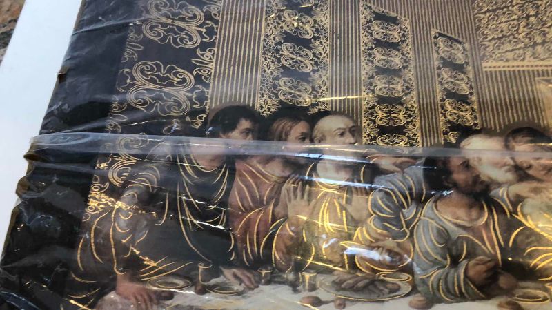 Photo 1 of GILT LAST SUPPER WALL DECOR 22” X 11”