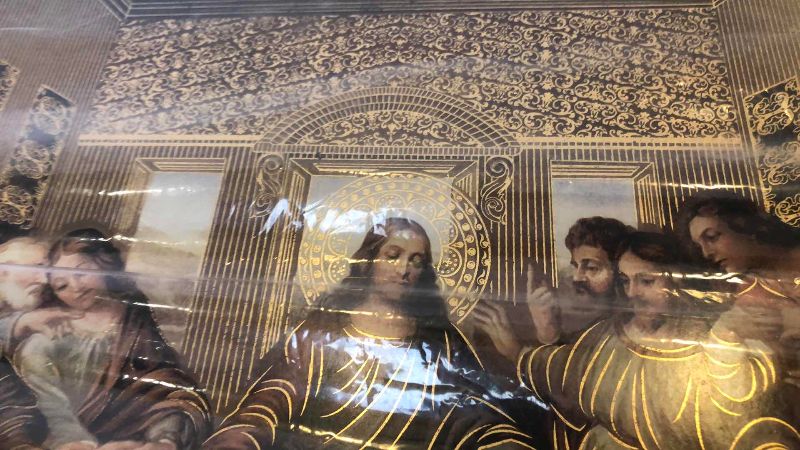 Photo 1 of GILT LAST SUPPER WALL DECOR 22” X 11”