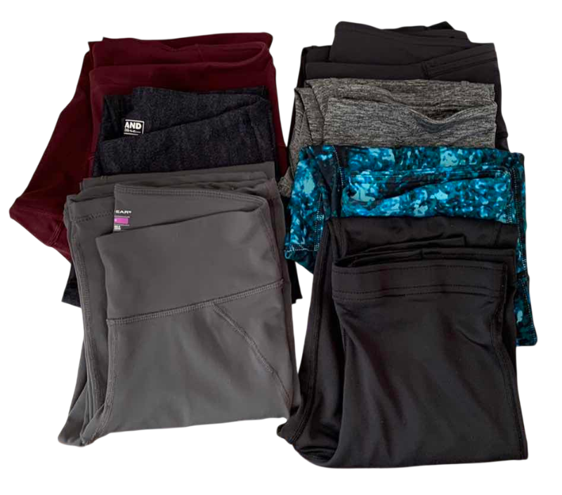Photo 1 of ATHLETIC PANTS (5) & CAPRIS (2) SIZES XS-XL