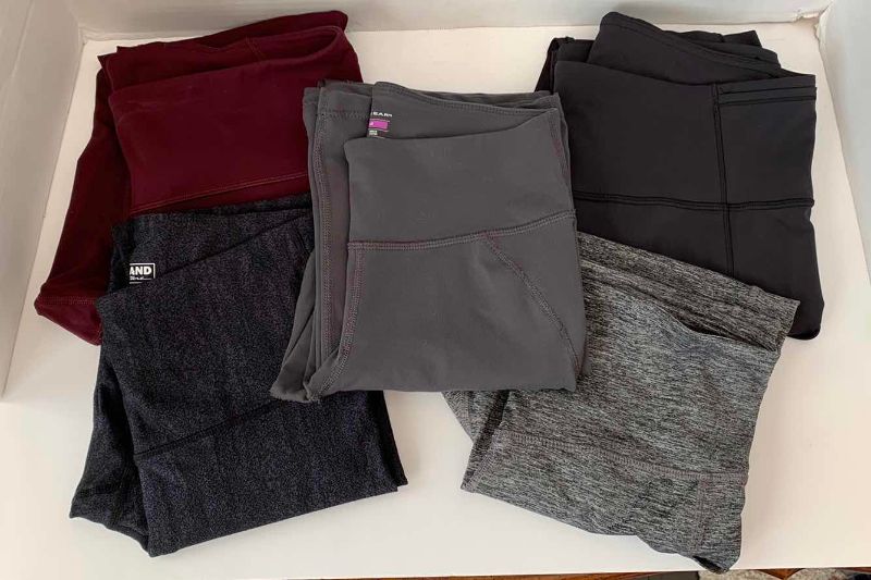 Photo 1 of ATHLETIC PANTS (5) & CAPRIS (2) SIZES XS-XL