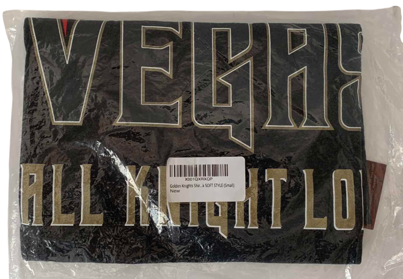 Photo 1 of VEGAS GOLDEN KNIGHTS SHIRT SIZE S NIB